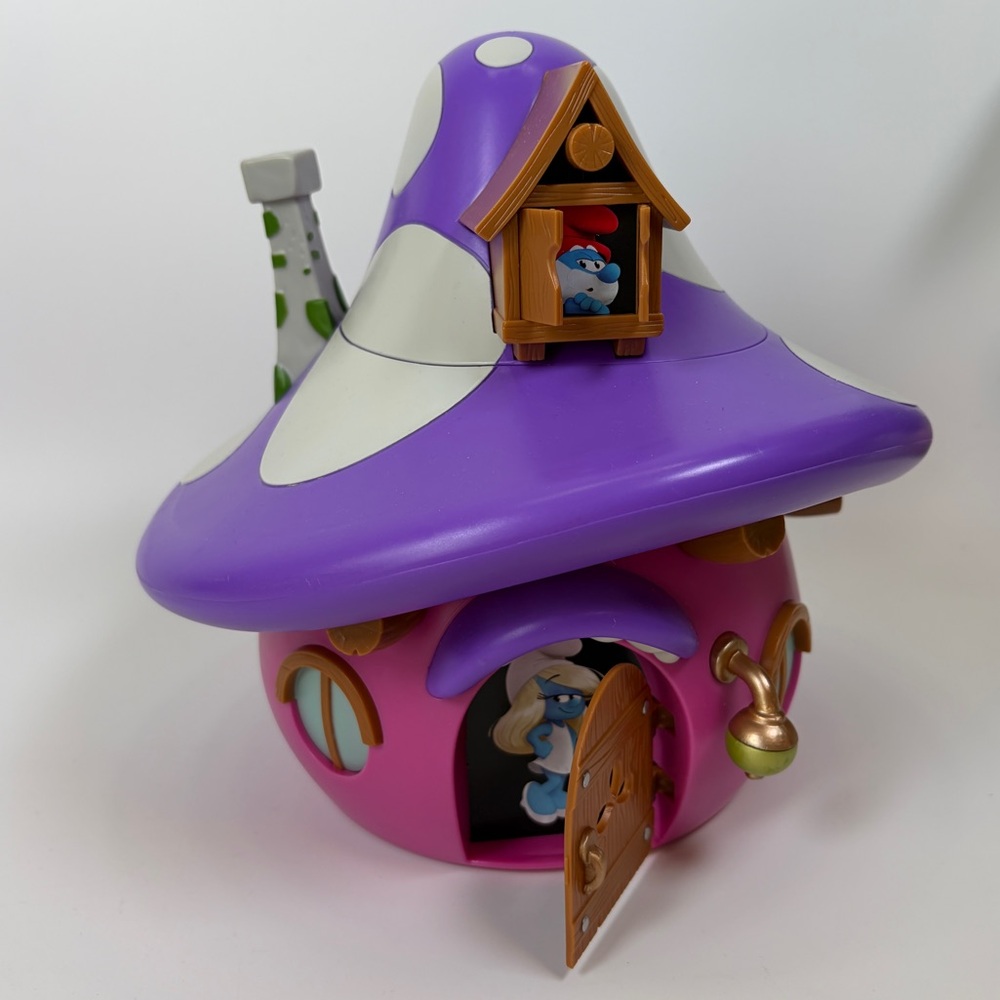 Smurf Cinemark Smurfette 2025 House Popcorn Bucket‎ The Movie Rare Pink Purple
